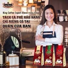 [Cà phê chính hãng] Cà phê rang xay EXPERT BLEND KING COFFEE 1, 2 & 3 (Bịch 500g)