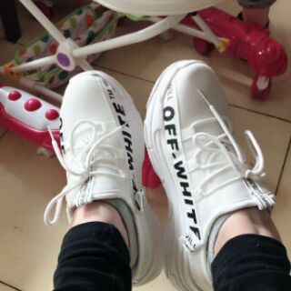 Giầy sục nữ thể thao Offwhite 5 phân