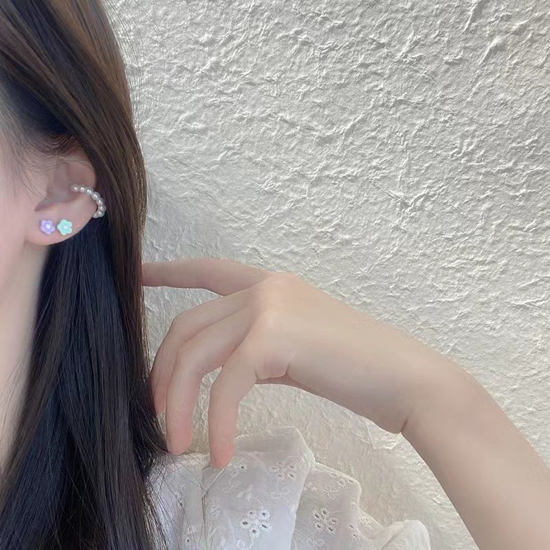 Bông Tai Hình Hoa Mạ Bạc 925 Thời Trang Mùa Hè Dành Cho Nữ