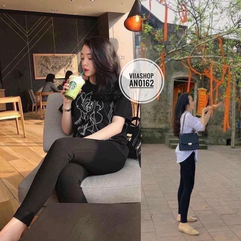 Quần Legging chất đẹp co dãn cực tốt AN0162 VIIA DESIGN