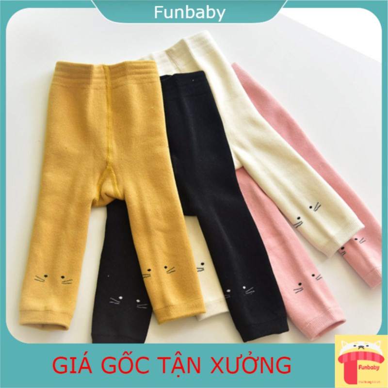 Quần tất len xù mèo bé gái 9 tháng đến 4 tuổi