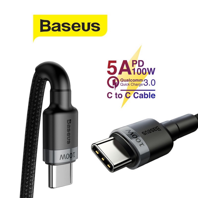 Cáp sạc nhanh Baseus PD 100W - type C cho macbook, laptop, androi..
