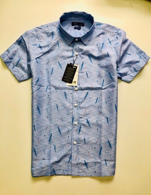 Áo Sơmi Nam Tay Ngắn Hoạ Tiết | BigBuy360 - bigbuy360.vn