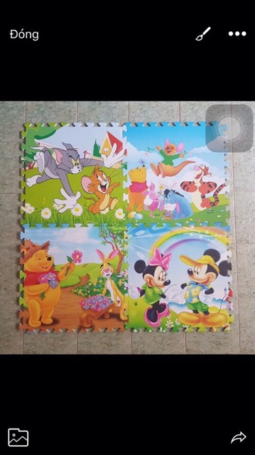 Thảm xốp hoạt hình 60x60cm