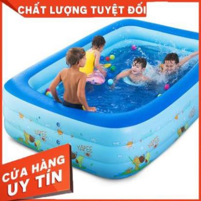 [CHẤT LƯỢNG] Bể Bơi 3 Tầng 210cm Tặng Kèm Bộ Keo Vá