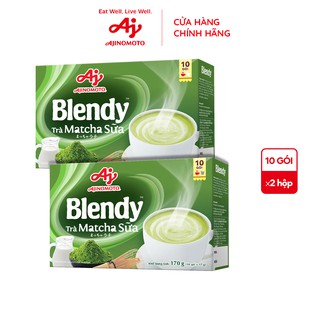 Combo 2 hộp Trà matcha sữa Blendy 170g hộp