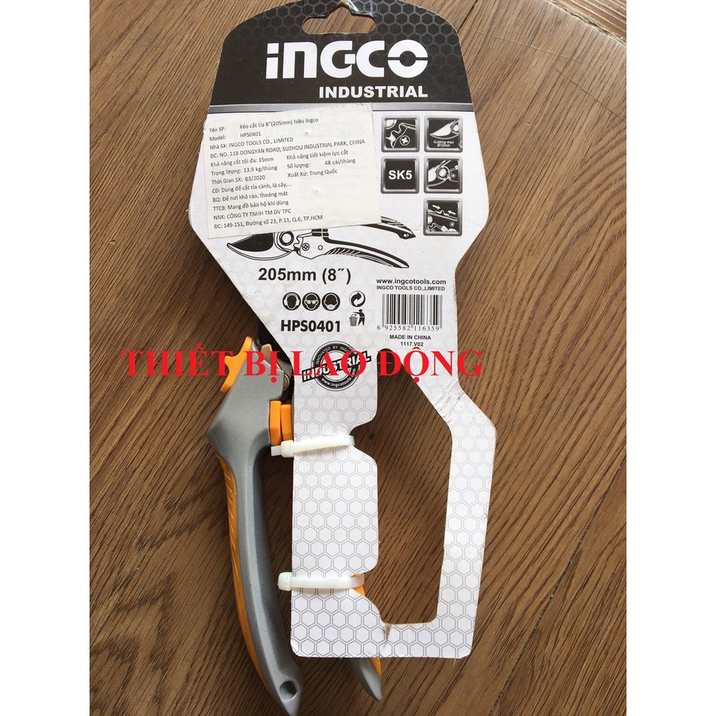 12mm Kéo cắt tỉa INGCO HPS0401