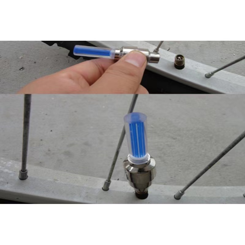 Đèn LED Gắn Van Bơm Hơi Xe Đạp Và Phụ Kiện