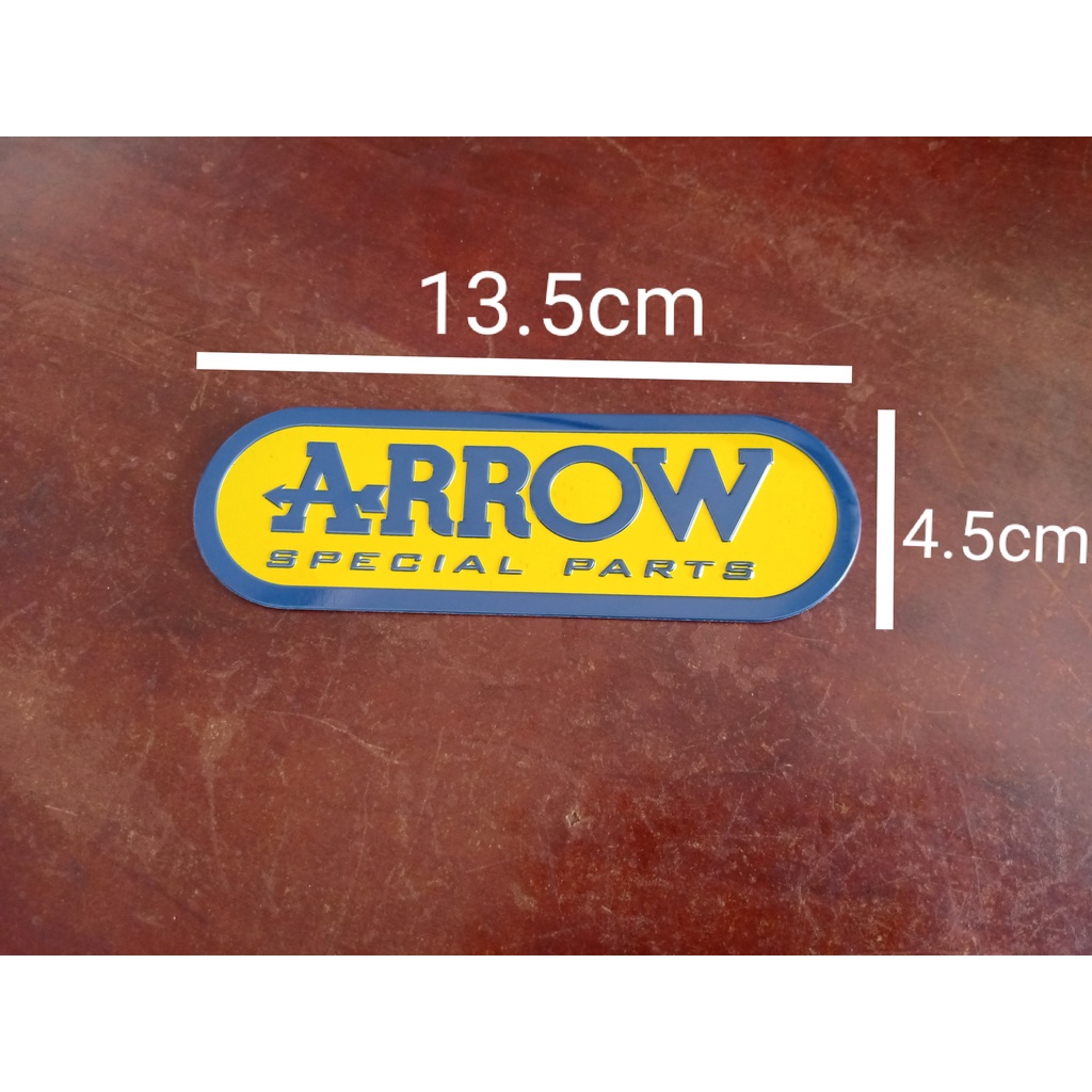 Tem nhôm dán Pô xe Arrow