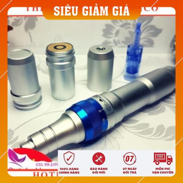 Máy Vi Kim Dr Pen A6🎈 Chính Hãng Mới Nhất 2021 🎈 Bh 12🎈 2 cục pin tích điện