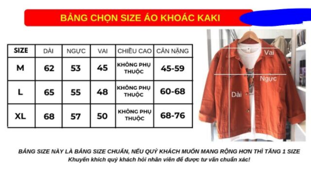 Khoác kaki jean form rộng nhiều màu NN200 KKU002 | BigBuy360 - bigbuy360.vn