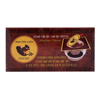 Cà Phê Con Sóc Phin Lọc Nâu (10Gram x 10 Gói)
