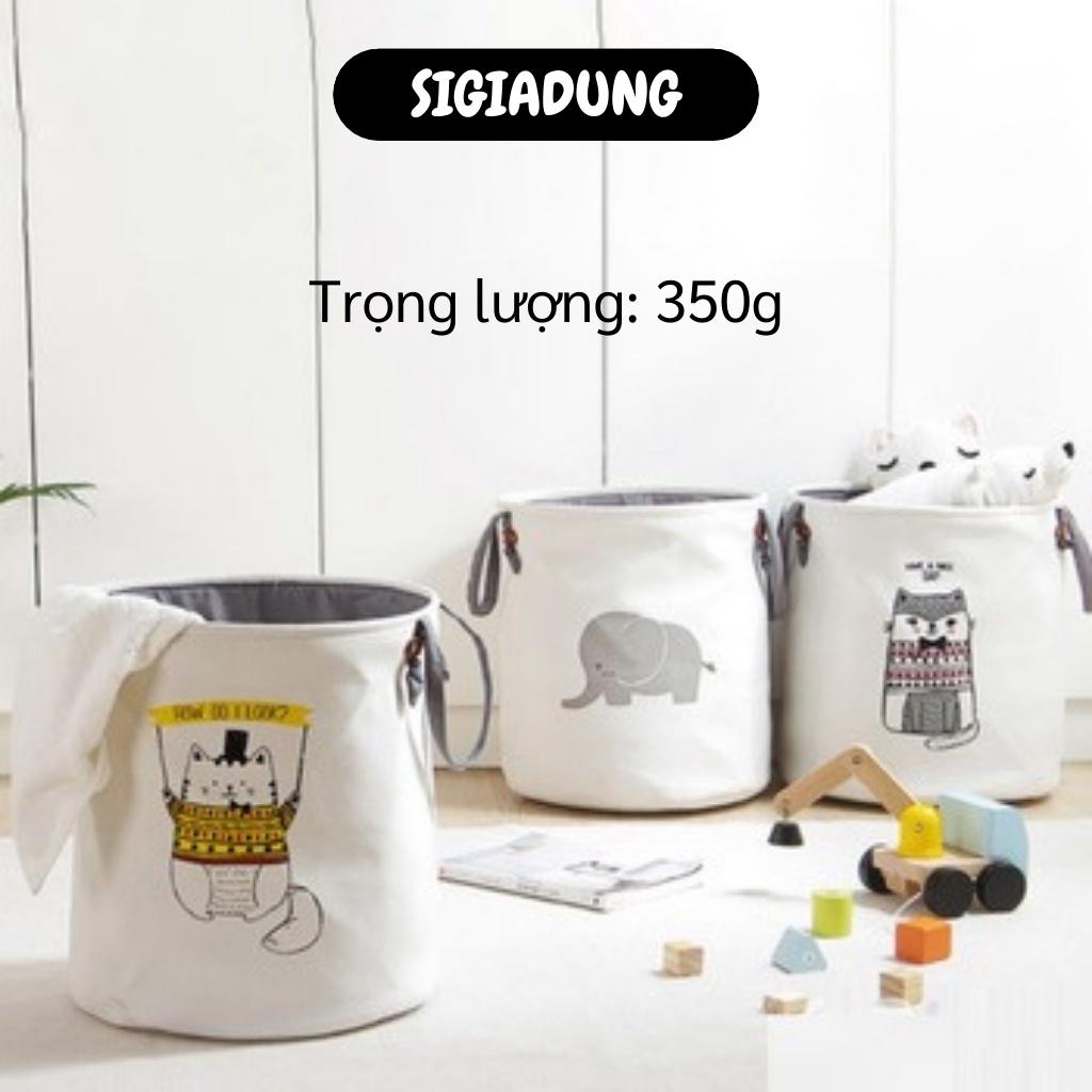 GIÁ SỈ Giỏ đựng đồ chơi cho bé hình thú dễ thương 35x40cm 8671