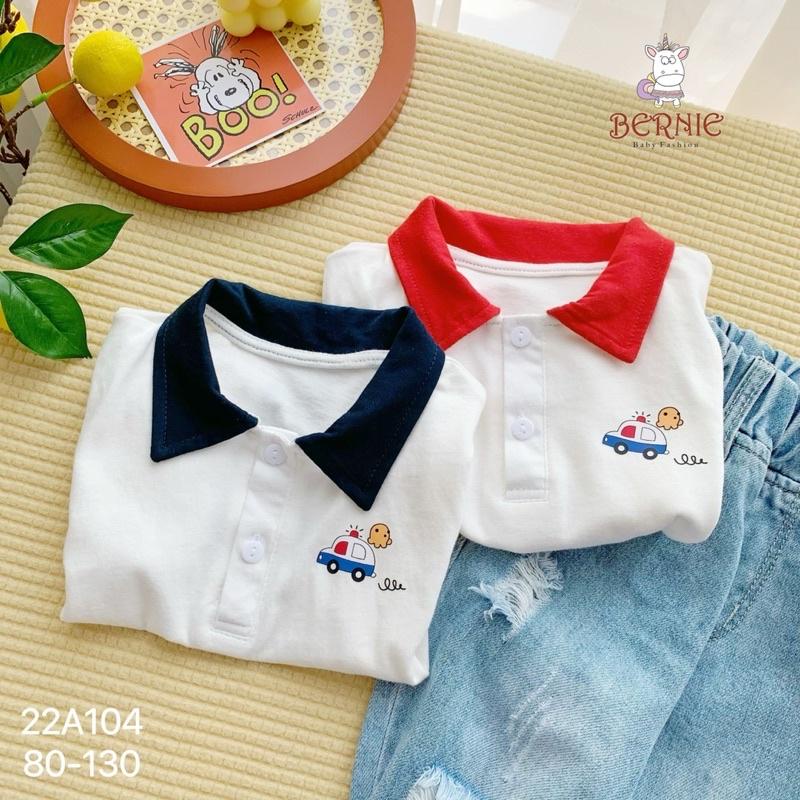 ÁO POLO Ô TÔ CỘC TAY CHO BÉ