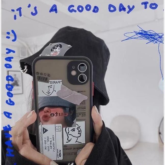 Ốp Điện Thoại Hình Cô Gái/Cậu Bé Cho Iphone 13 12 11 Pro Max 13 12 Mini X XS Max XR 6