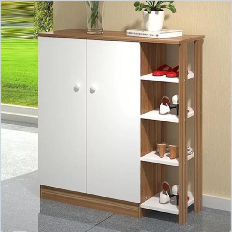Tủ giày gỗ, Tủ đựng giày 2 cánh tủ, 3 tầng gỗ MDF. Mẫu mã đa dạng .