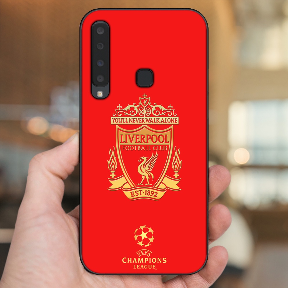 Ốp lưng Samsung A9 2018 viền đen in hình Liverpool FC