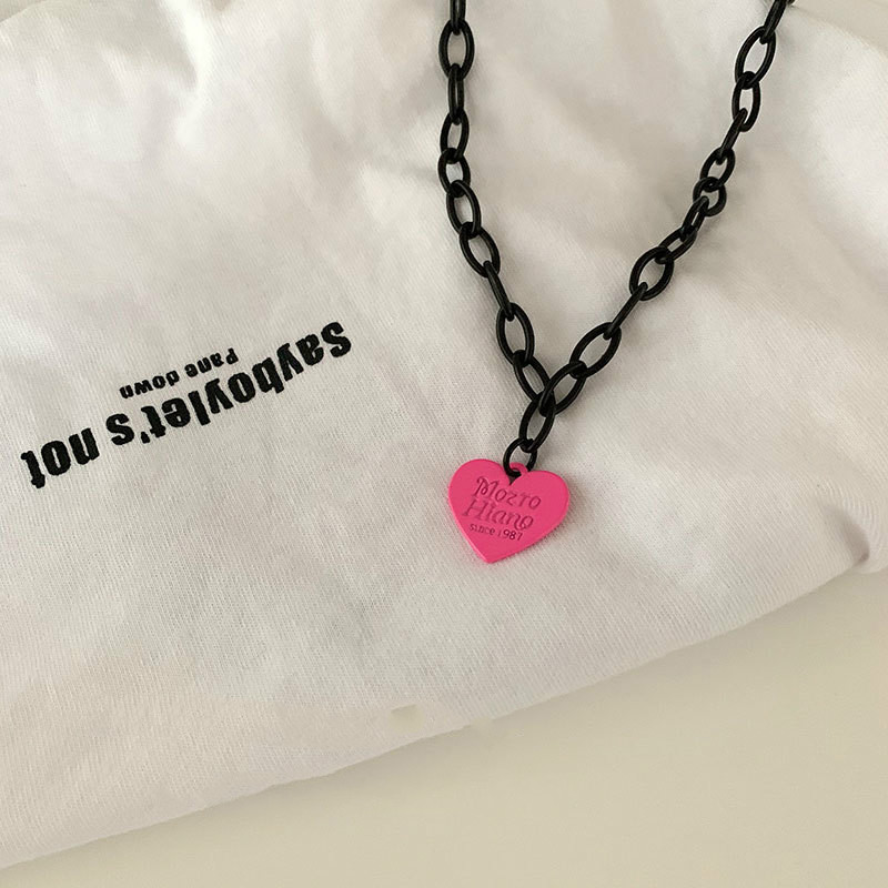 Dây Chuyền Mặt Hình Trái Tim Phong Cách Hip Hop Thời Trang 22655