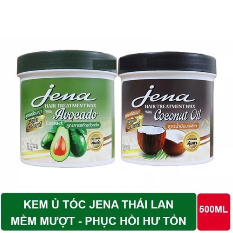 Kem Ủ Xả Tóc Tinh chất Bơ - Dừa Jena Hair Treatrment Mềm mượt Phục hồi hư tổn