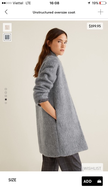 Áo khoác mango xịn