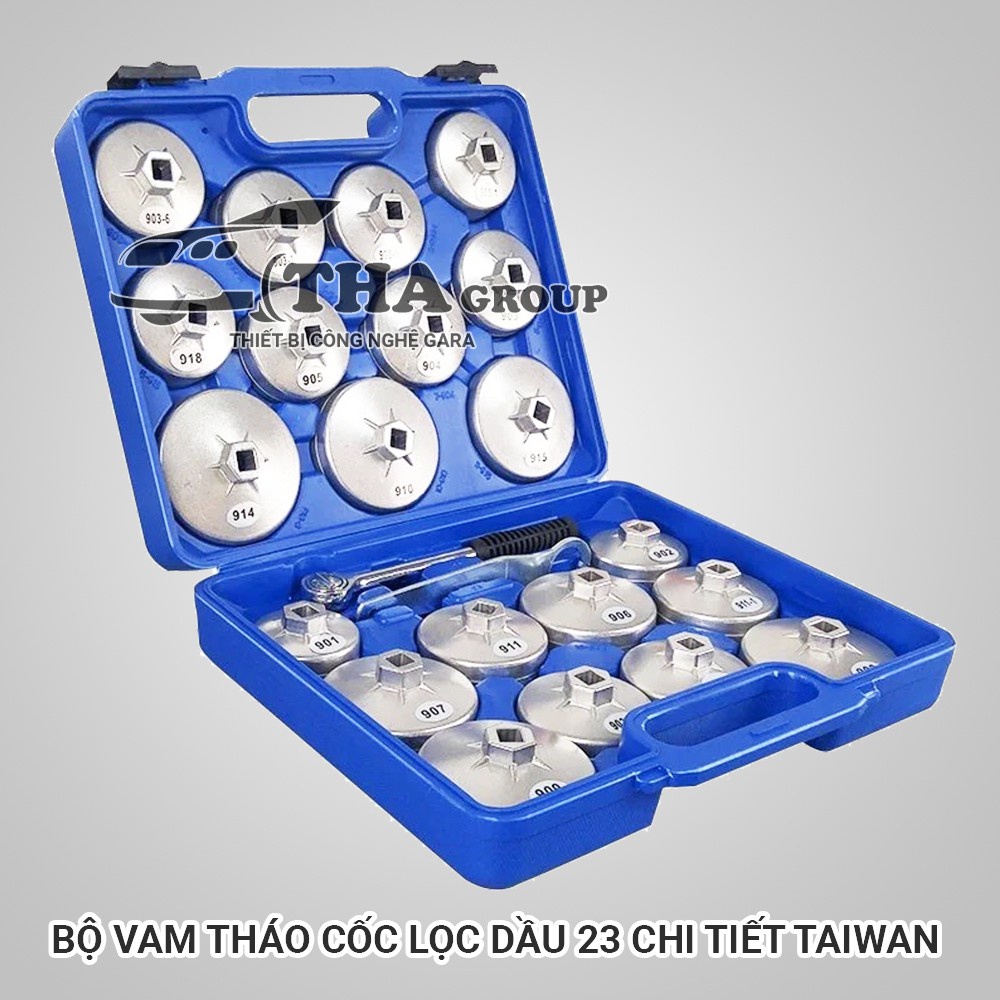 (RẺ VÔ ĐỊCH) Bộ Vam Tháo Cốc Lọc Dầu 23 Chi Tiết Taiwan cao cấp