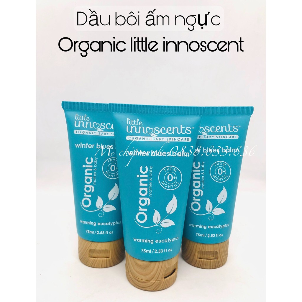 DẦU ẤM NGỰC ORGANIC LITTLE INNOSCENTS 75g CHO BÉ TỪ SƠ SINH👶