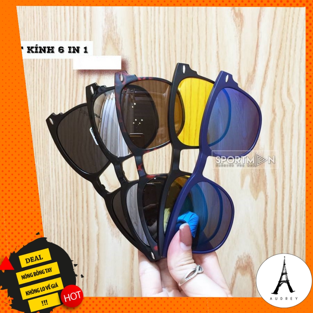 Set kính mắt 6 in 1 tiện lợi sang trọng - K1