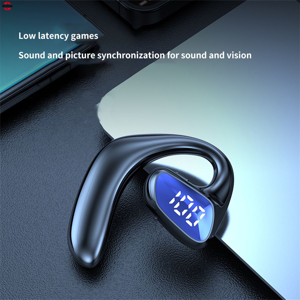 M-k8 Bluetooth Tai Nghe Tương Thích Màn Hình Hiển Thị Kỹ Thuật Số Kinh Doanh Tai Nghe Tai Dây Rung Loa Không Làm Đau Tai Tai Nghe Chụp Tai
