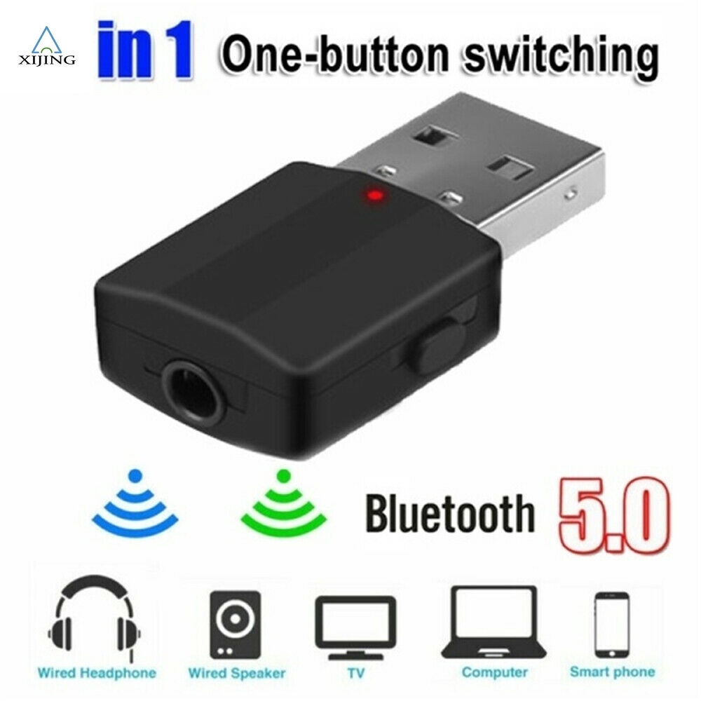Thiết Bị Truyền Nhận Tín Hiệu Âm Thanh Bluetooth 5.0 2 Trong 1