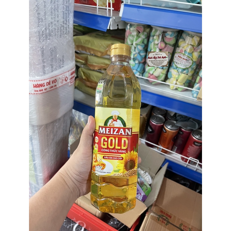 Dầu ăn cao cấp Meizan Gold chai 1 lít