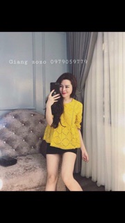 Áo zara đục lỗ