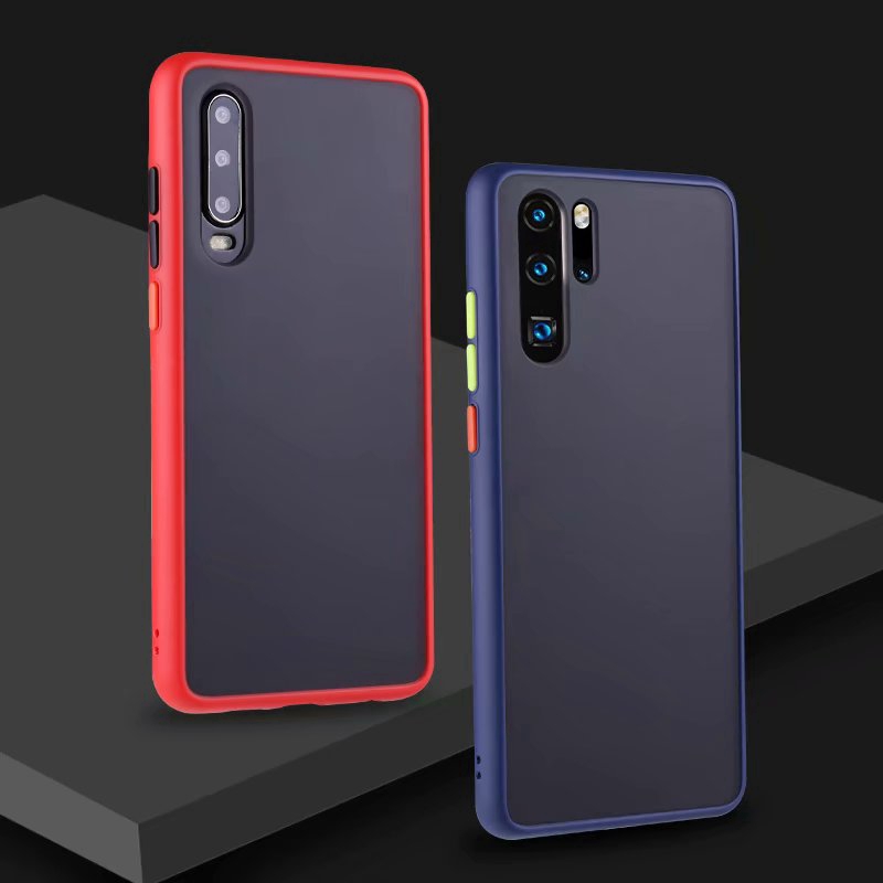 Xiaomi Redmi Note 9S 8T 8 9 7 Pro Translucence Skin Feel Color Button Phone Case