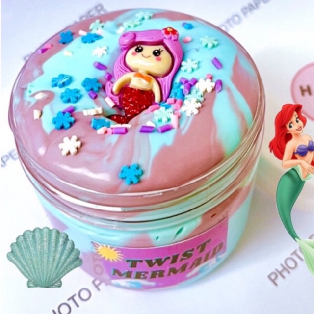 TWIST MERMAID/ Slime Bơ Nàng Tiên Cá/ Butter Slime/ Slime Bơ Tiên Cá Mềm Mịn Dẽ Thương/ Đồ Chơi Slime Cho Bé