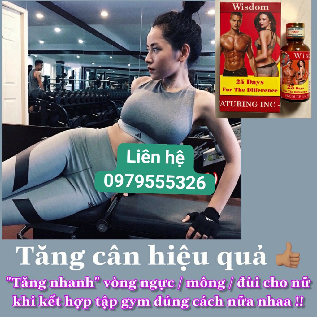 Tăng cân Vitamin WISDOM WEIGHT Hộp 25 v