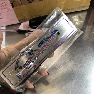 Bảng tên titan (full bas + ốc)