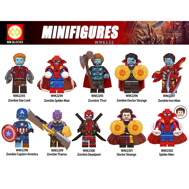 Mô Hình Nhân Vật Siêu Anh Hùng Marvel WM6132