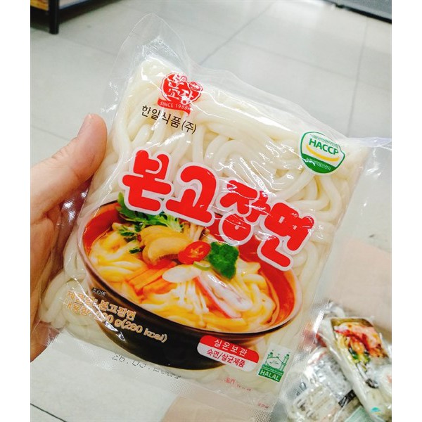 Mì tươi Udon Bon Go Jang gói 200gr