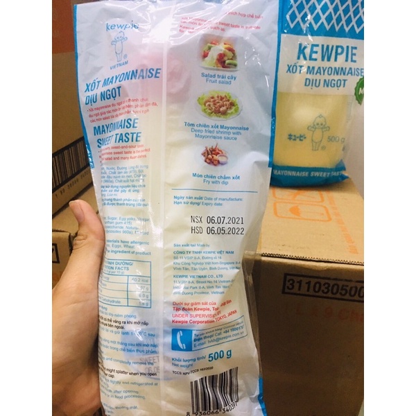 Xốt mayonaise chai 500g KEWPIE