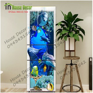 💥 MIẾNG DÁN TỦ LẠNH DECAL 3D CAO CẤP💥