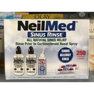 BỘ BÌNH MUỐI RỬA MŨI NEILMED 250 GÓI BÁN CHẠY NHẤT TẠI MỸ