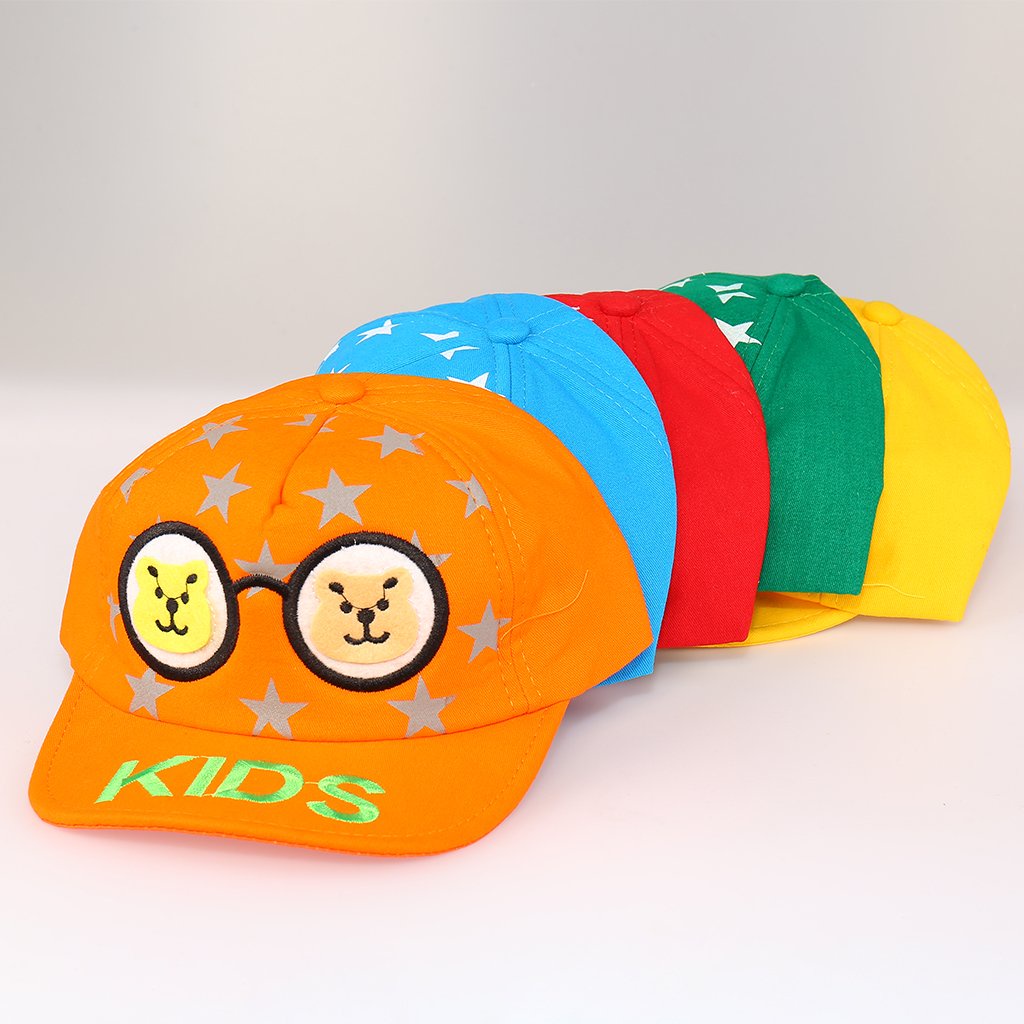 MŨ LƯỜI TRAI MỀM KÍNH CHO BÉ 6-18 THÁNG VẢI KAKI