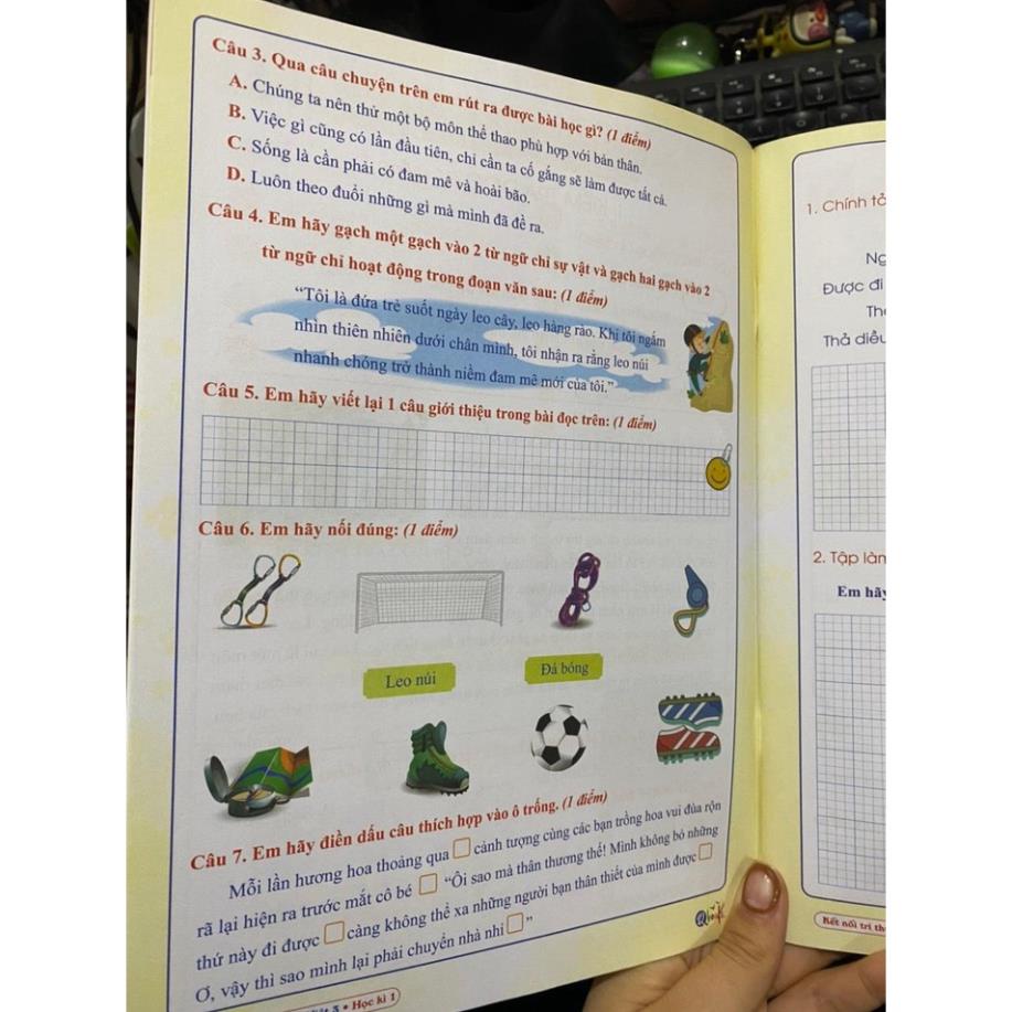 Sách - Đề kiểm tra tiếng việt 3 học kì 1 ( Kết nối tri thức )