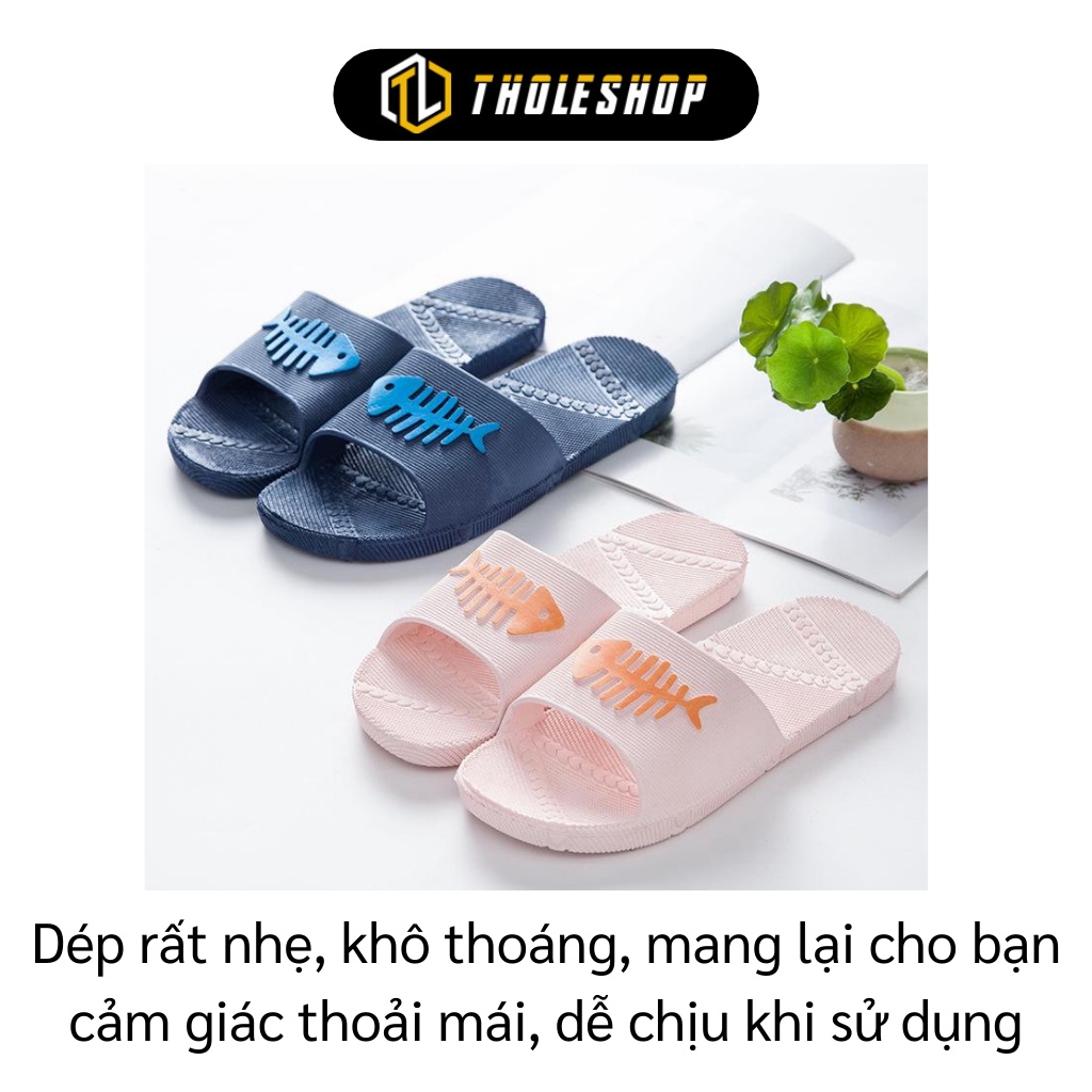 Dép Đi Trong Nhà - Dép Quai Ngang Hình Xương Cá Đáng Yêu, Mềm Mại Và Êm Ái 8869