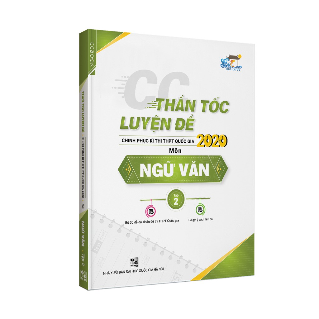 Sách - Combo thần tốc luyện đề 2020 môn Ngữ văn (2 tập)