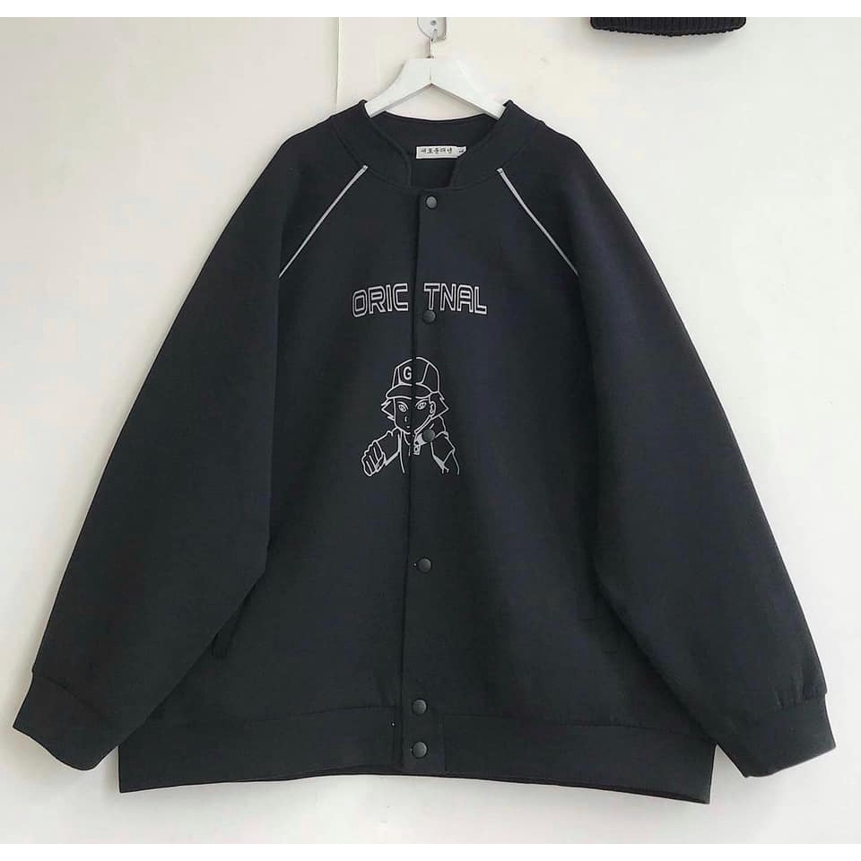 Áo khoác pcgen chỉ có tại Boin store in hình ORICTNAL 2 màu trắng/đen from unisex cho cả nam và nữ _ hình thật