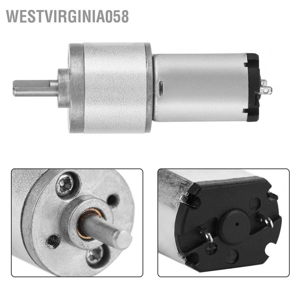 Westvirginia058 Động cơ bánh răng chính xác cao DC 6V / 12V 16GA030 cho Khóa điện tử xe thông minh