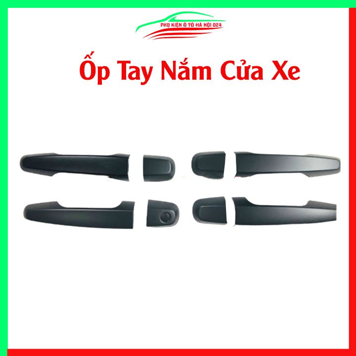 Ốp tay hõm nhựa đen Triton 2019-2020 sáng bóng chống trầy bảo vệ cửa xe ô tô