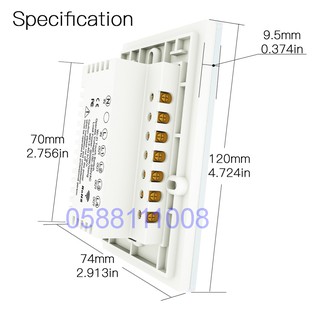 Công Tắc Tuya Zigbee 3.0 VIỀN VÀNG chuẩn US