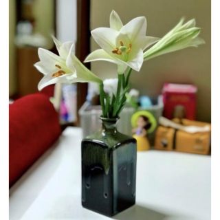 Lọ mini men hỏa biến bát tràng. KT 14x4 ; 16x4