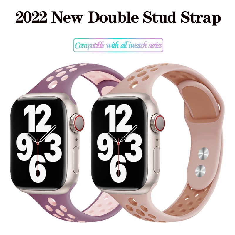 Dây Đeo Mỏng Phong Cách Thể Thao Thay Thế Cho iwatch7 Series 6/5/4/3/SE 41mm45mm 40mm44mm Iphone band 7 6 5 4 SE